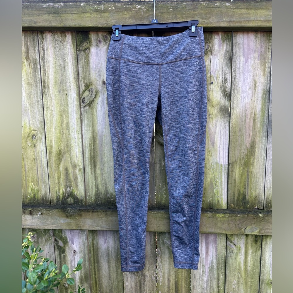Athleta‎ Revelation Legging Tight Heather Gray Full Length Size Medium